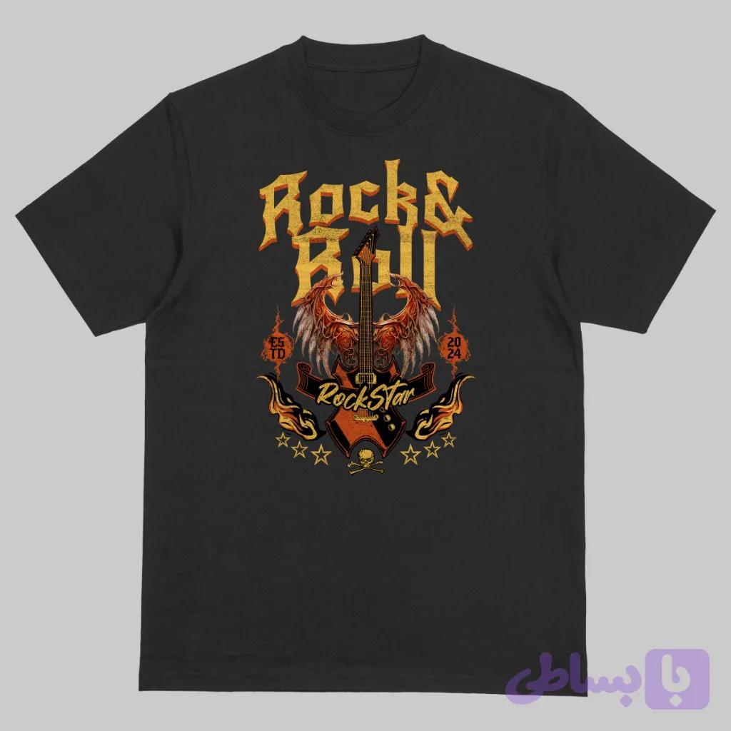 تیشرت rock & roll کد 21813160 — تصویر 1