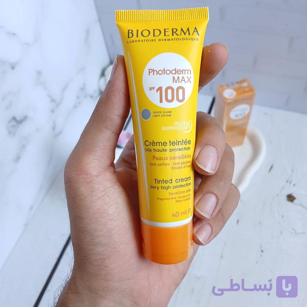 ضد آفتاب بی رنگ بایودرما spf 100