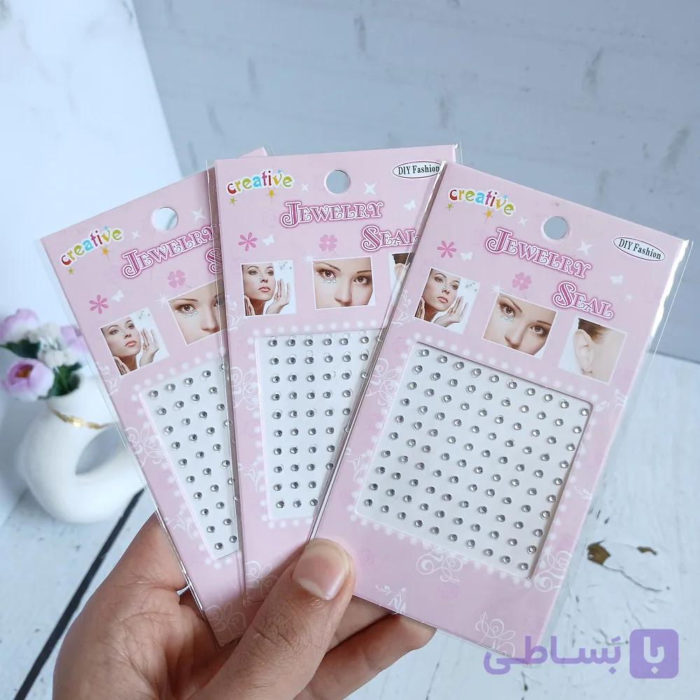 نگین چسبی صورت 100 عددی