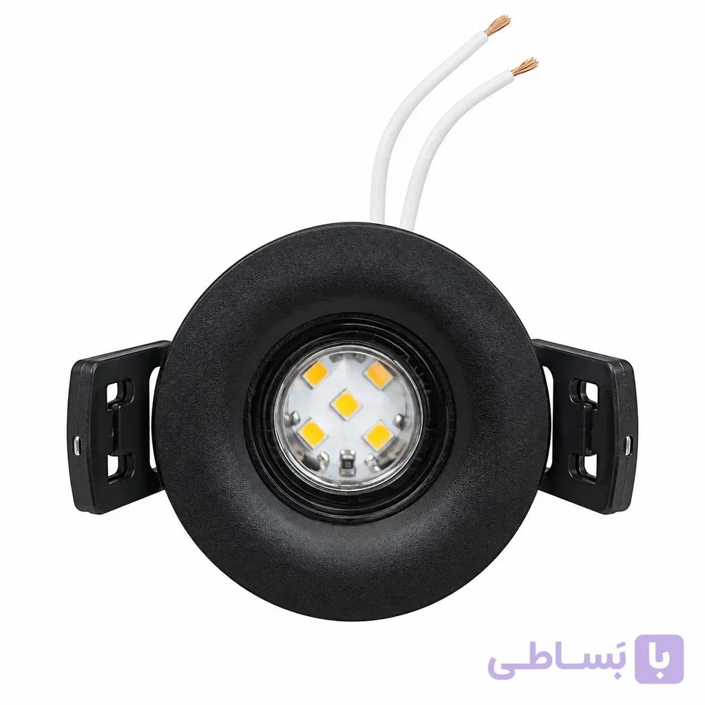 چراغ چشمی توکار 3 وات گرد پرتو نور توس