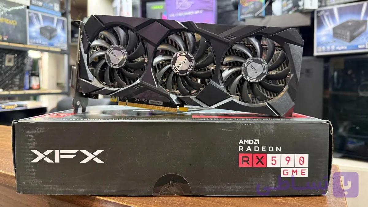 کارت گرافیک ایکس اف ایکس RX 590 GME حافظه 8 گیگابایت — تصویر 1