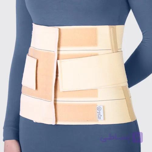 شکم بند با کش دوبل Double Rubber Elastic Abdominal Binder کد 60430