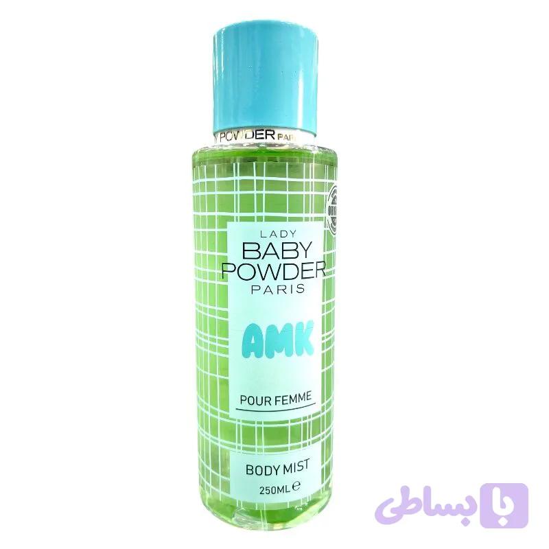 بادی اسپلش آبی برند Baby Powder حجم ۲۵۰ میل