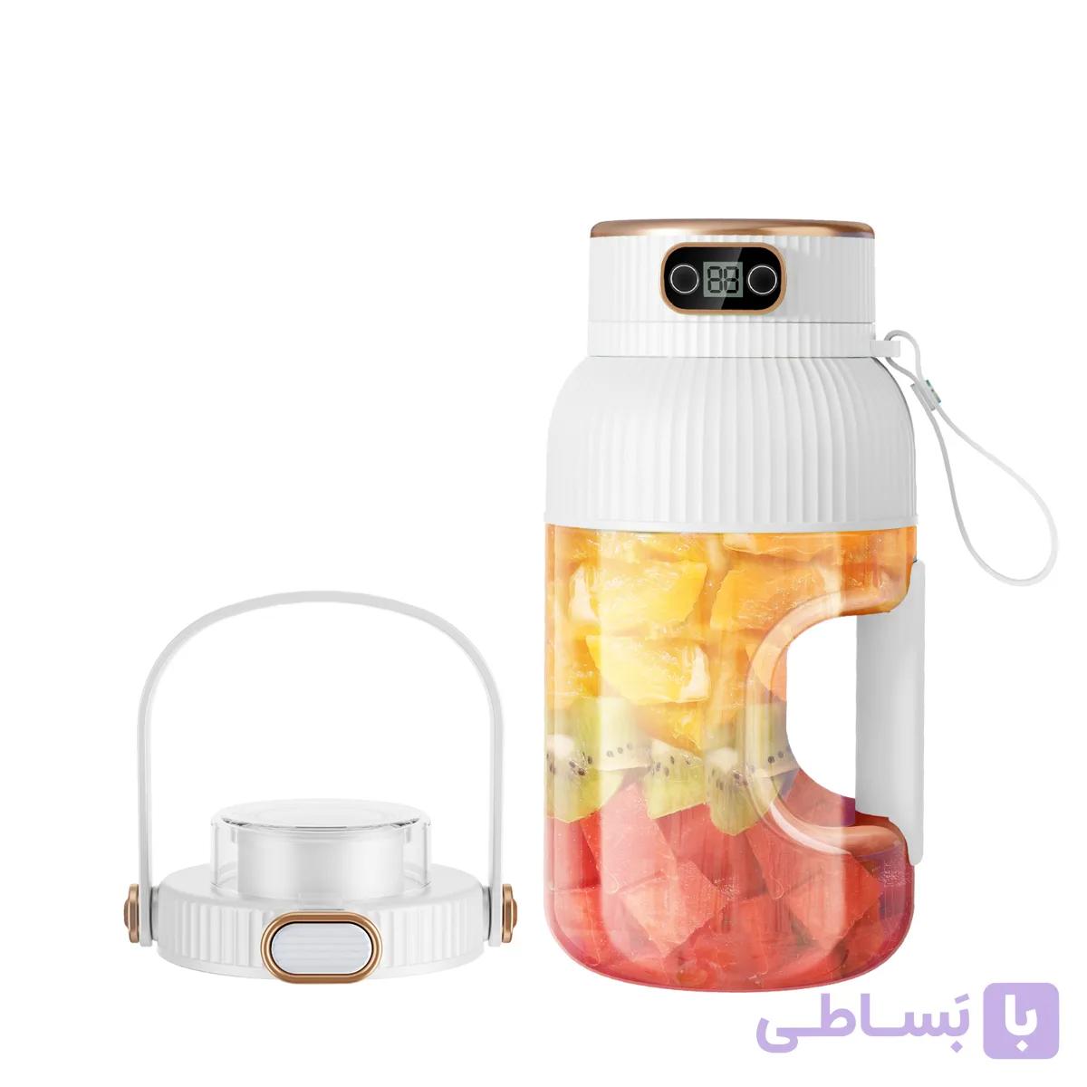 مخلوط کن و شیکر پرتابل شارژی 1.5 لیتری مدل توربو — تصویر 1
