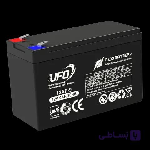 باتری 12 ولت 9 آمپر یوفو مدل 12AP-9 | باتری یو پی اس 9Ah