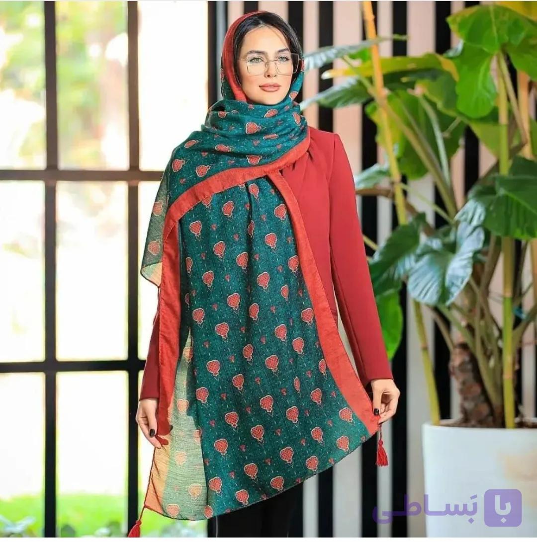 شال نخی طرحدار یلدایی