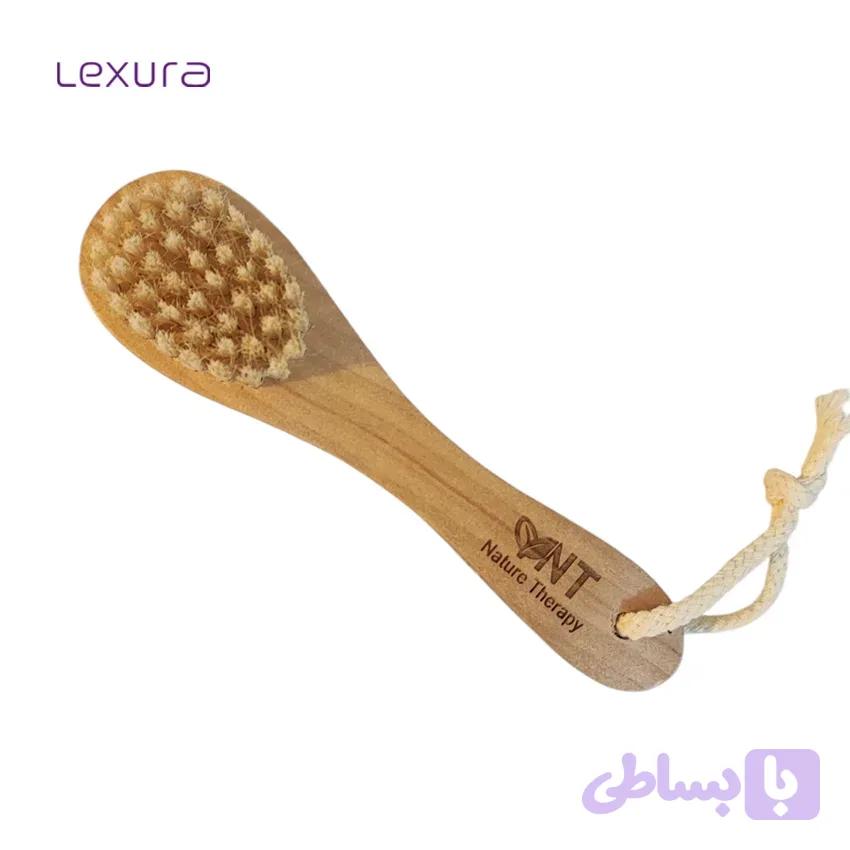 براش اسکالپ (هیربراش) چوبی دسته دار مدل NT-پرز نرم — تصویر 1