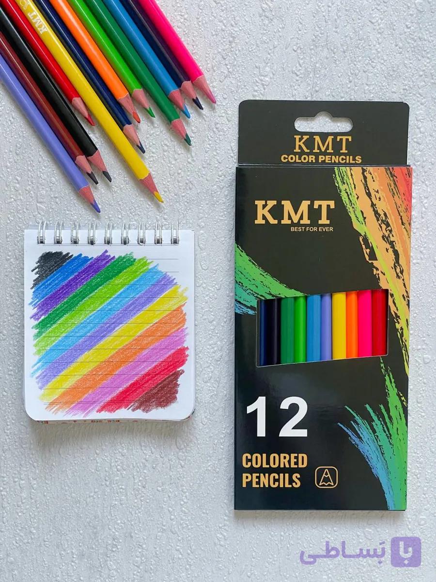 مداد رنگی 12 رنگ KMT