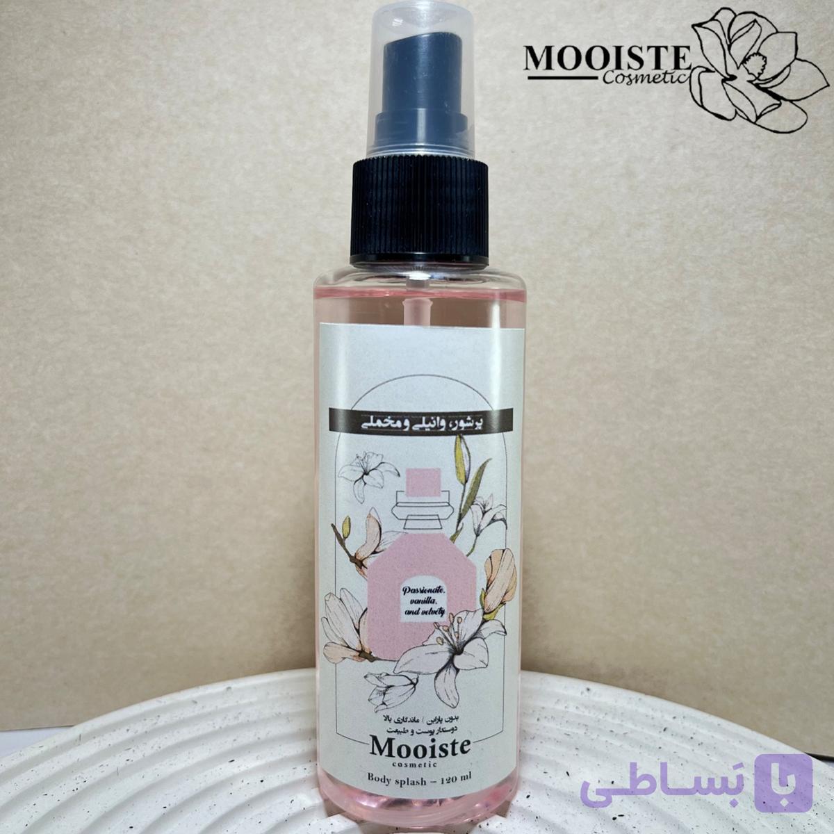 بادی اسپلش موئیسته (Mooiste) کلین بیوتی با ماندگاری بالا، آبرسان و بدون الکل سنگین