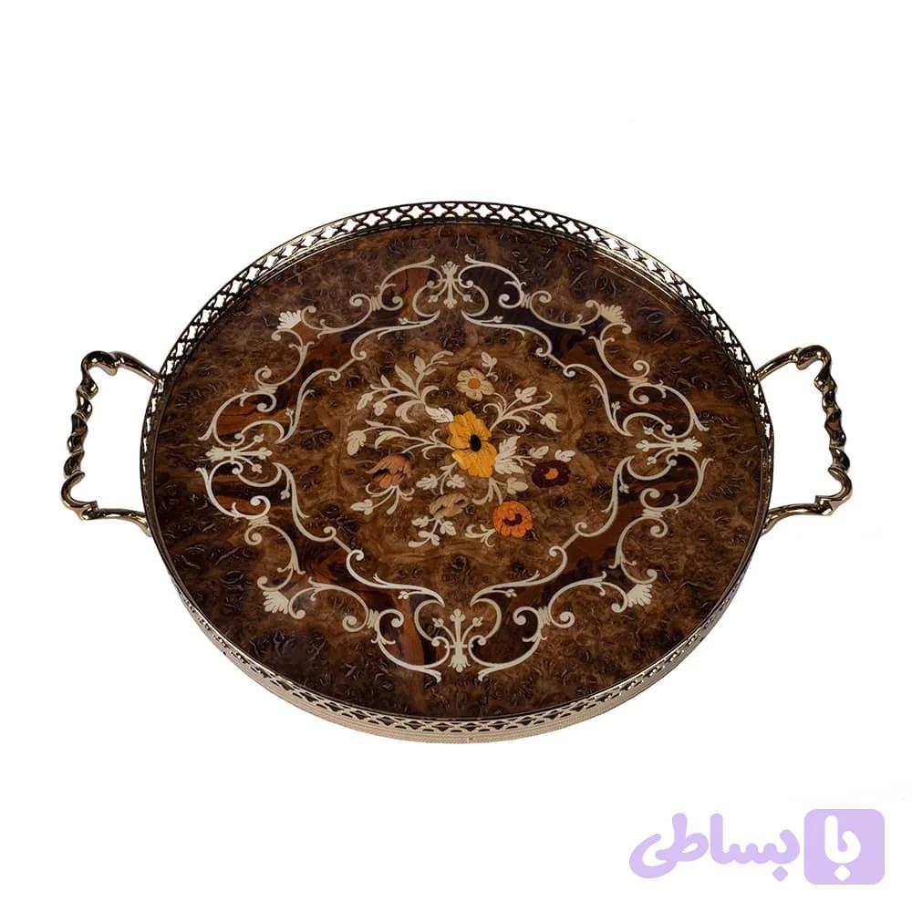 سینی چوبی معرق کد CW33