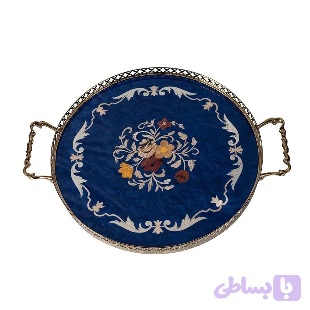 سینی چوبی معرق مدل CO55