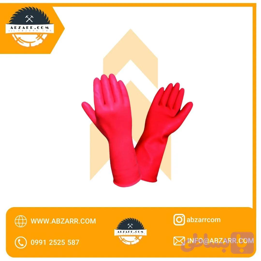 دستکش لاستیکی ایمن کار