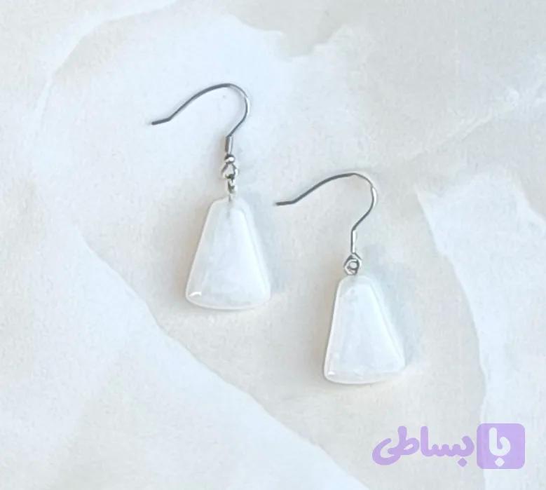 گوشواره سنگ کوارتز