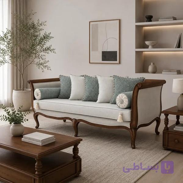 مبل کلاسیک فرانسوی زواری ۸ نفره