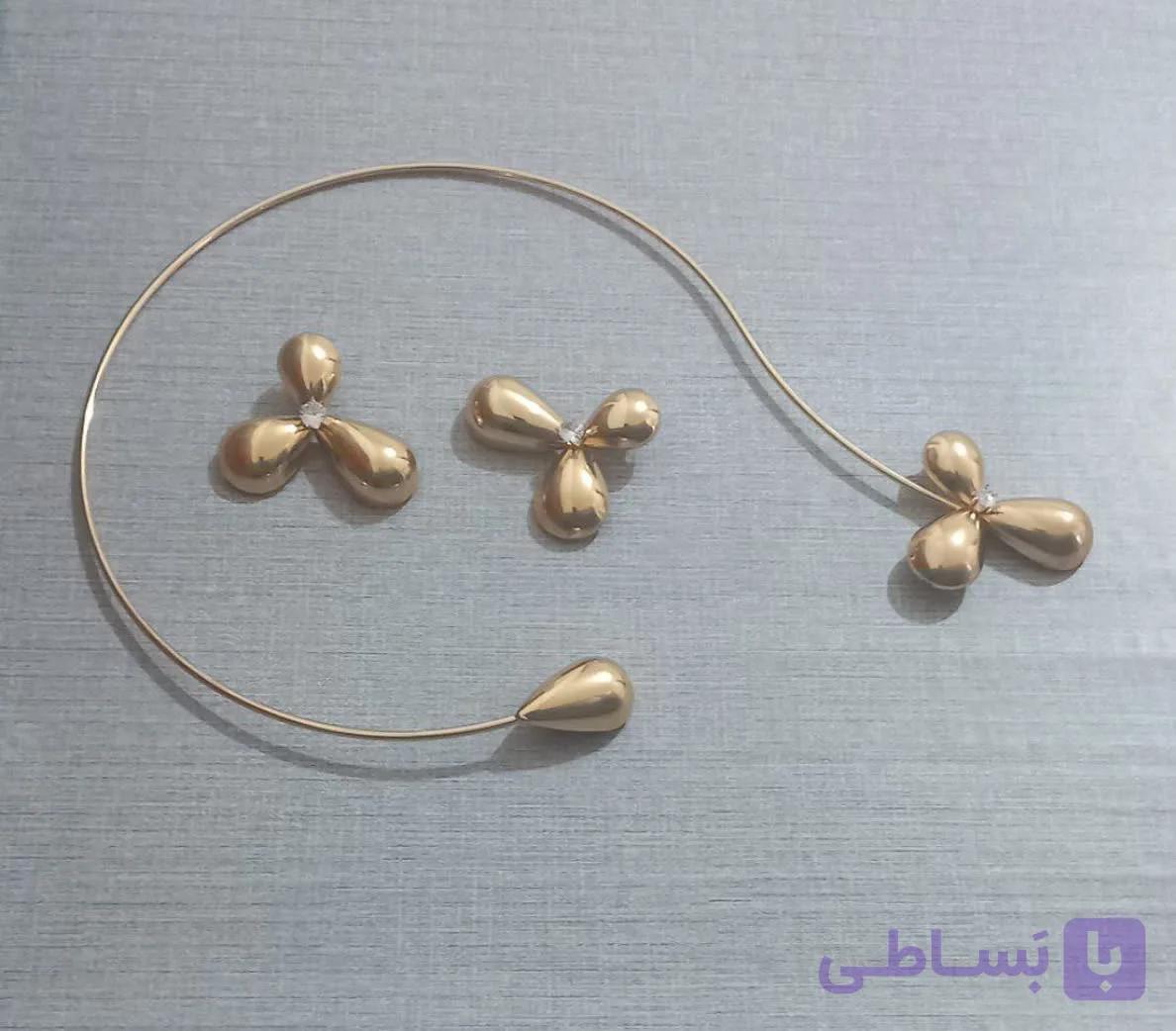 نیم ست طوق طرح ستاره وارداتی/فقط 1عدد موجود/فروش فوری