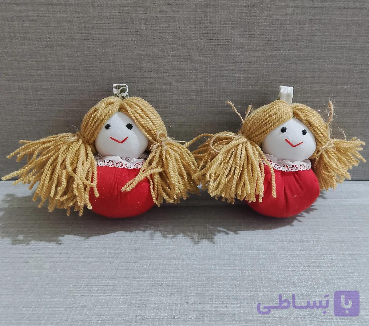 عروسک فندوق جنس پارچه طرح دار دست دوز با کیفیت