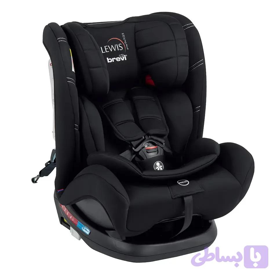 صندلی ماشین مشکی صفر تا 36 کیلو بروی Brevi مدل Lewis — تصویر 1