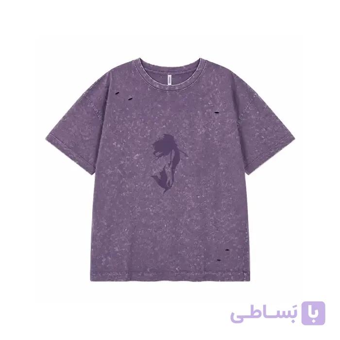 تی‌شرت اورسایز سنگشور طرح پری دریایی — تصویر 1