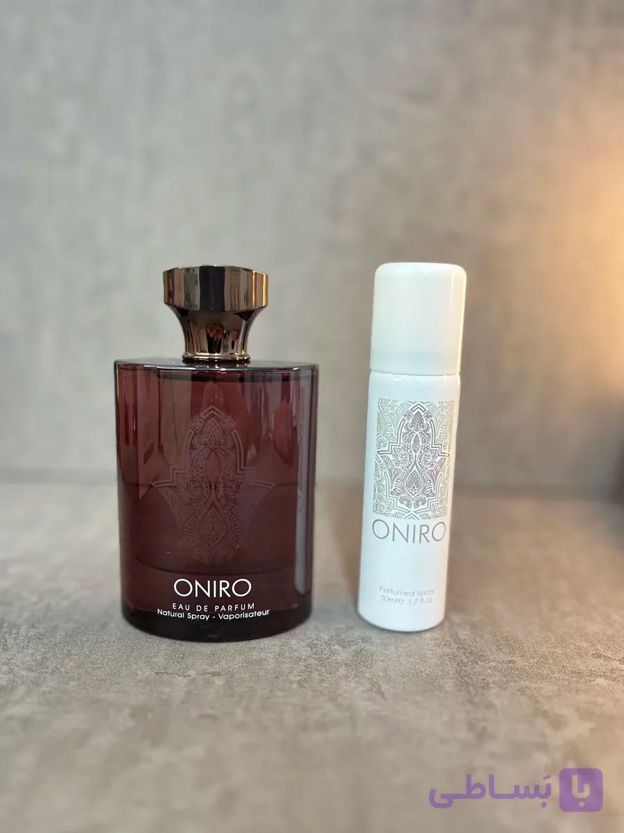 عطر ادکلن اونیرو همراه با اسپری ۱۰۰ میل شرکت فرگرانس ورد