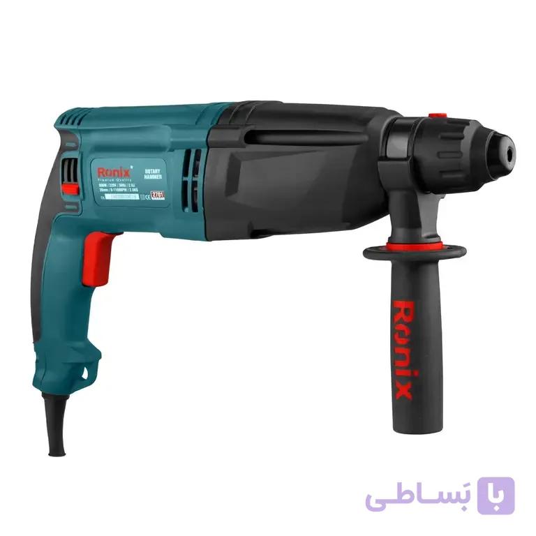 دریل بتن کن 800 وات 3 کیلویی 26 میلی متری سه حالته رونیکس مدل 2701 — تصویر 1