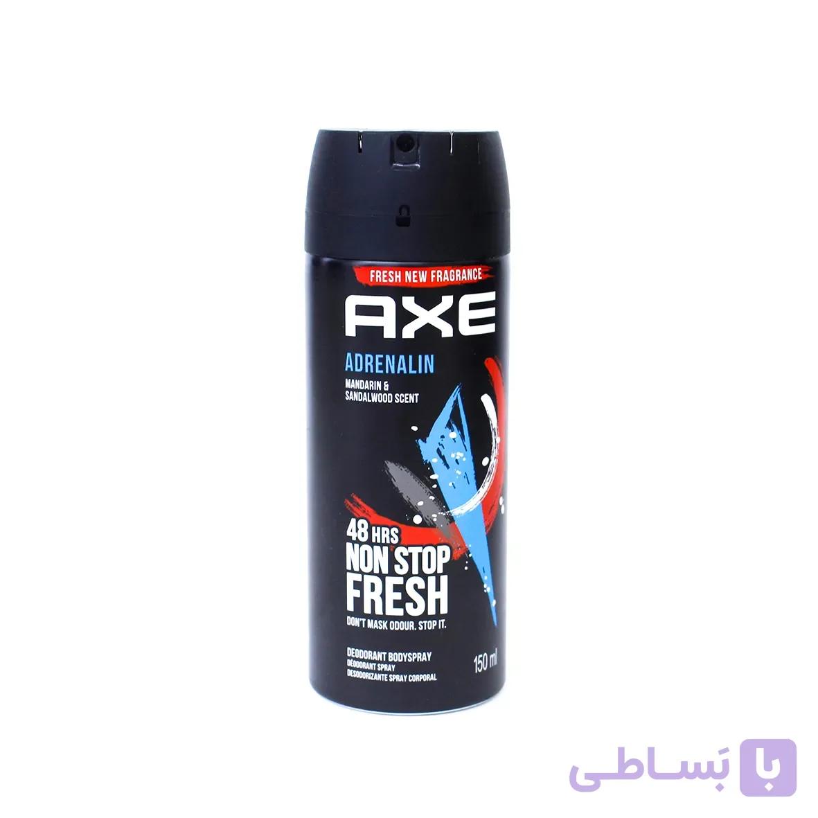 اسپری بدن آکس AXE مدل Adrenalin حجم 150 میل