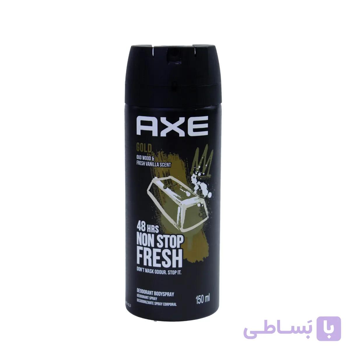 اسپری ضدتعریق مردانه آکس Axe مدل Gold حجم 150 میل
