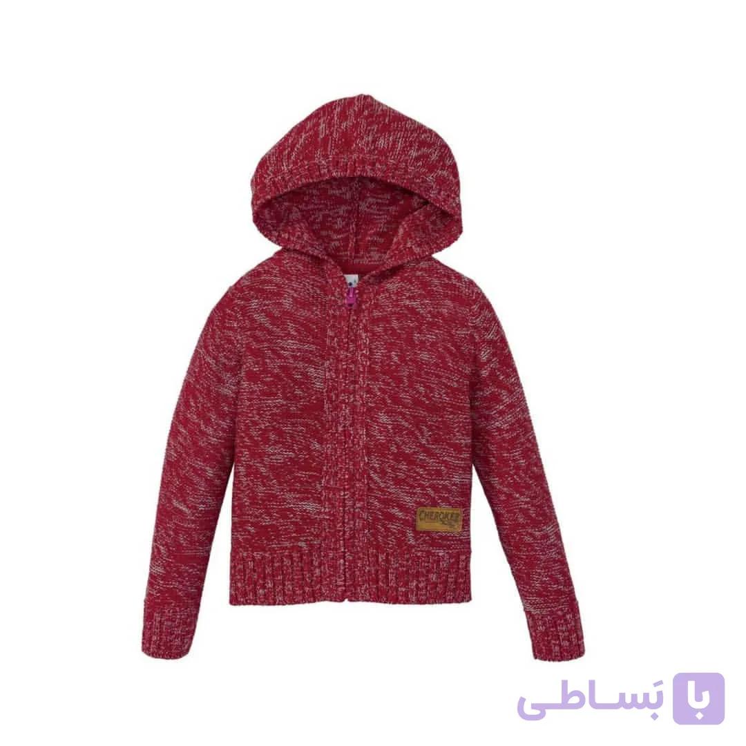 ژاکت کلاهدار بافت پسرونه لوپیلو سایز ۱ تا ۲ سال
