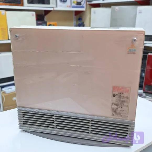 بخاری گازی ژاپنی 4000 وات بدون دودکش با طراحی شیشه‌ ای (کد 3375) — تصویر 1