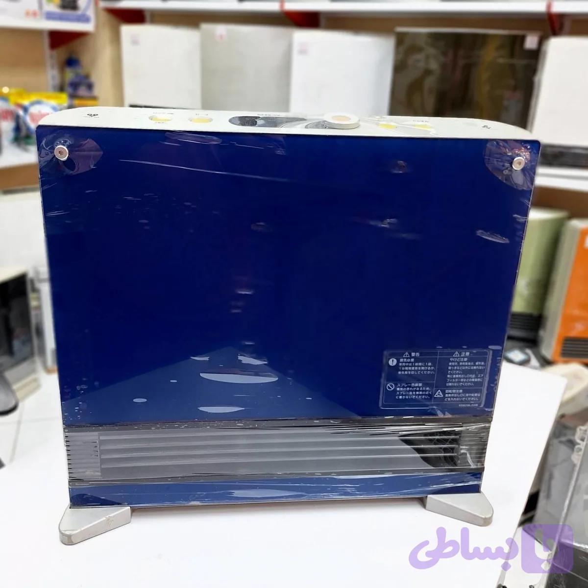 بخاری ژاپنی شیشه‌ ای گازی برقی 4000 وات بدون دودکش (کد 3345) — تصویر 1