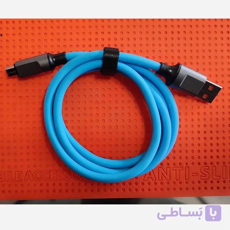 کابل سیلیکونی سرفلزی میکرو سوپر فست شارژ