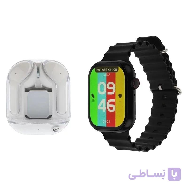 ساعت هوشمند به همراه ایرپاد بلوتوثی wisme مدل ws-x17