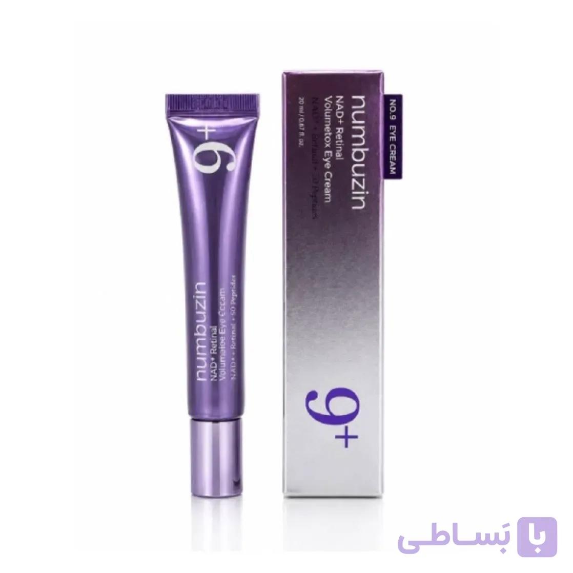 کرم دور چشم نامبرزین شماره ۹ حاوی رتینال و NAD حجم ۲۰ میل | Numbuzin No.9 Eye Cream