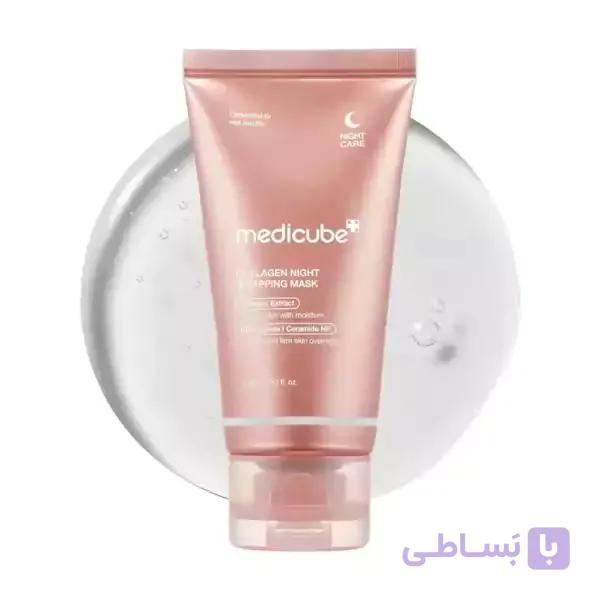 ماسک شب پیلاف کلاژن مدیکیوب (Medicube) مدل Collagen Overnight Wrapping – حجم ۷۵ میلیلیتر