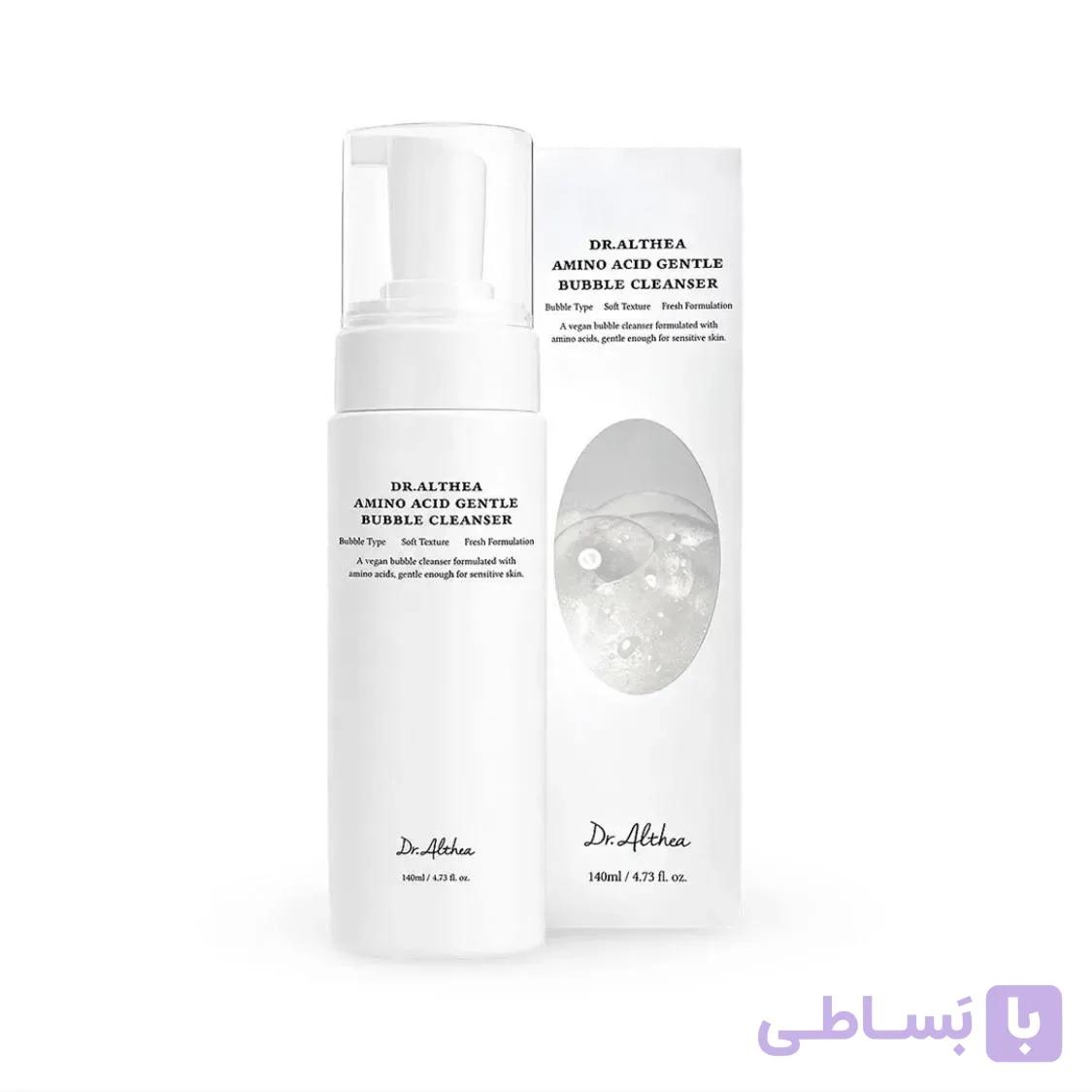 فوم شستشو ملایم آمینو اسید دکتر التیا ۱۴۰ میل | Dr. Althea Amino Acid Gentle Bubble Cleanser