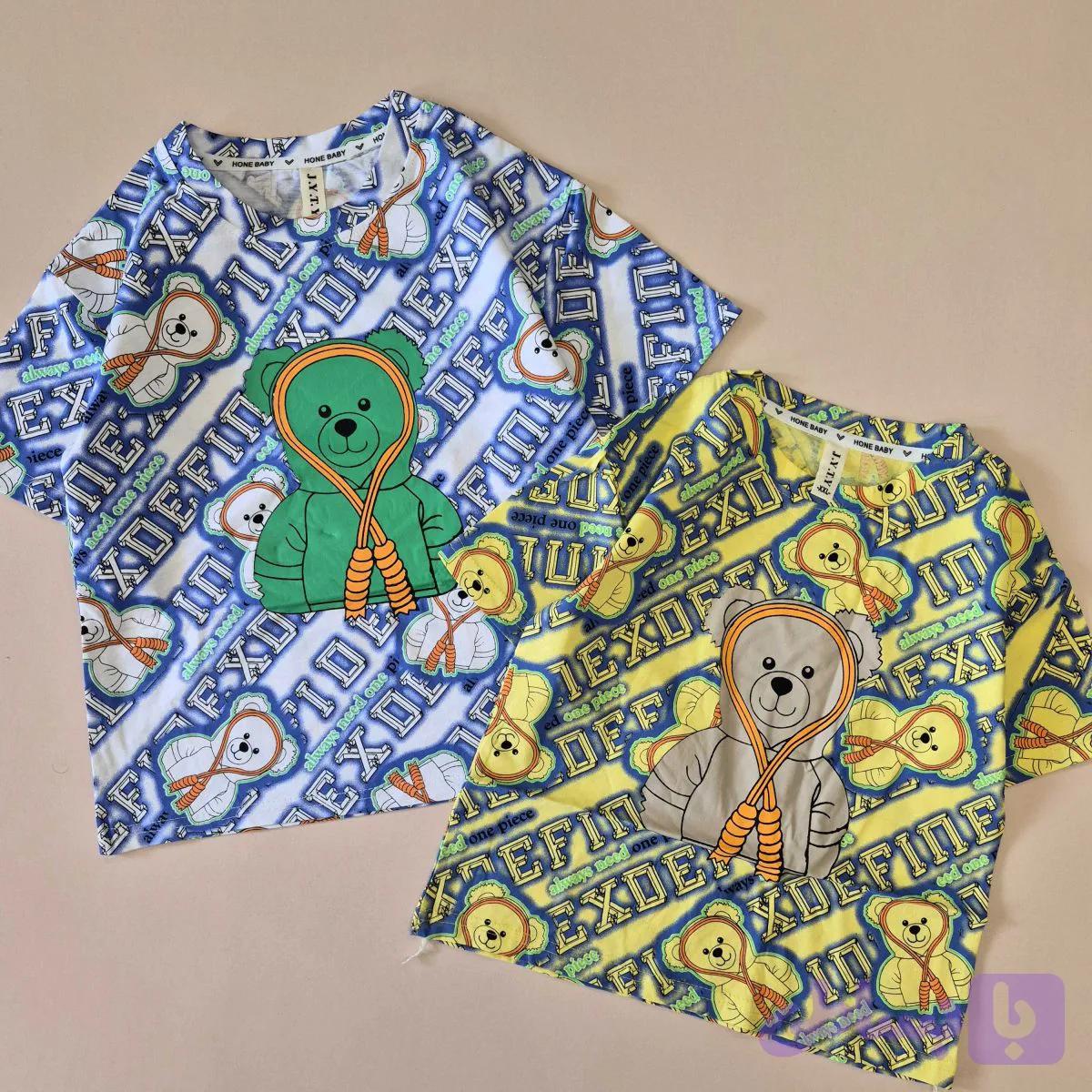 تیشرت اسپرت بچگانه تدی وارداتی🐻 — تصویر 1