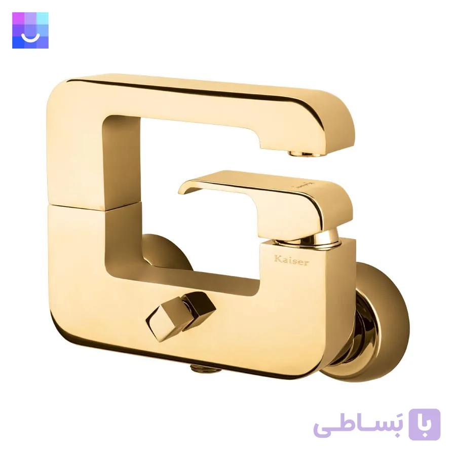 شیر اهرمی حمام کیسر مدل الیزه — تصویر 1