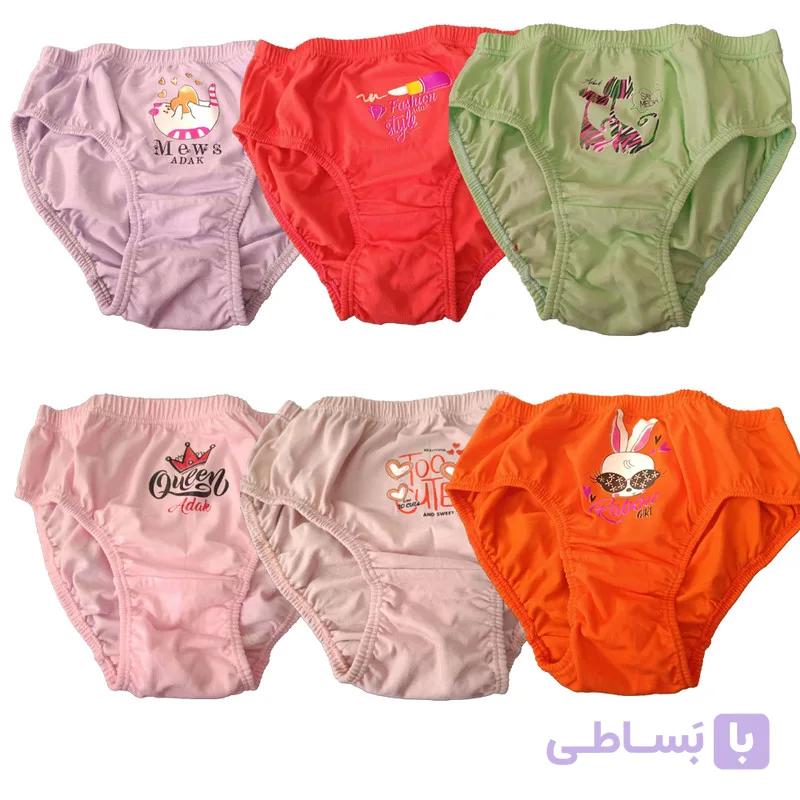 شورت زنانه آداک مدل نخ پنبه مجموعه 6 عددی — تصویر 1