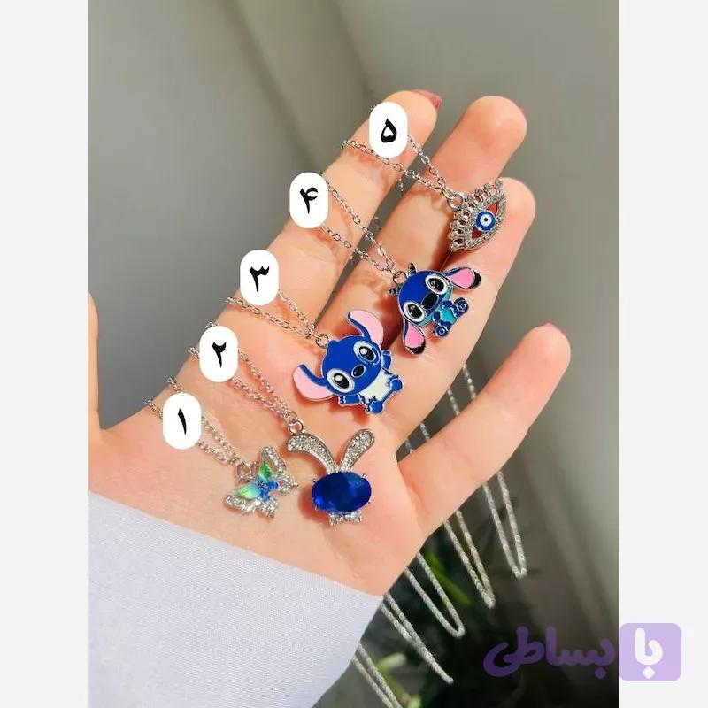 گردنبند دخترانه پینترستی استیل رنگ ثابت