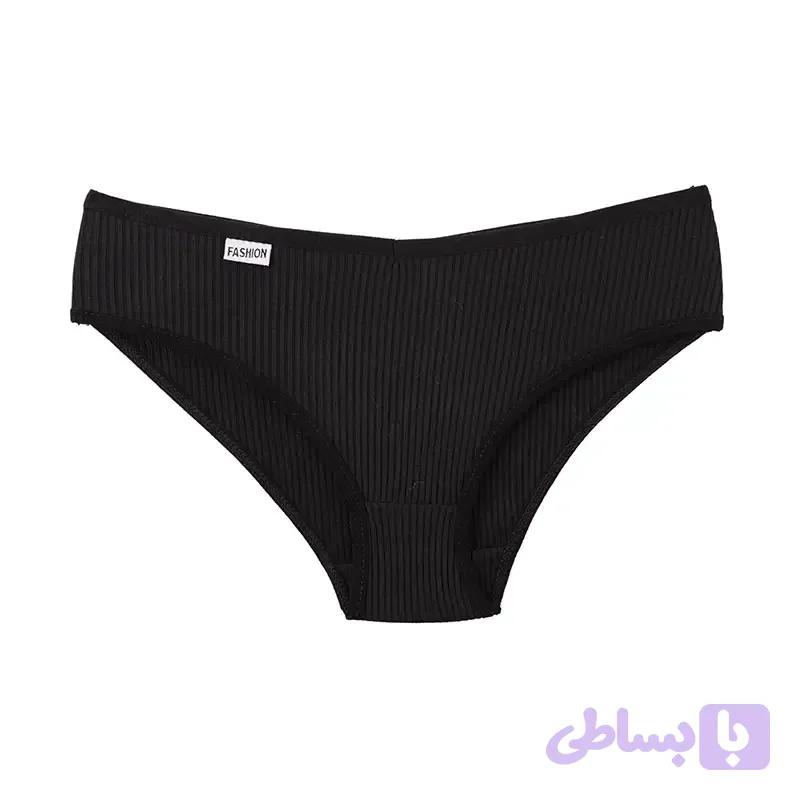 شورت اسلیپ زنانه نخ و پنبه کبریتی شارمین