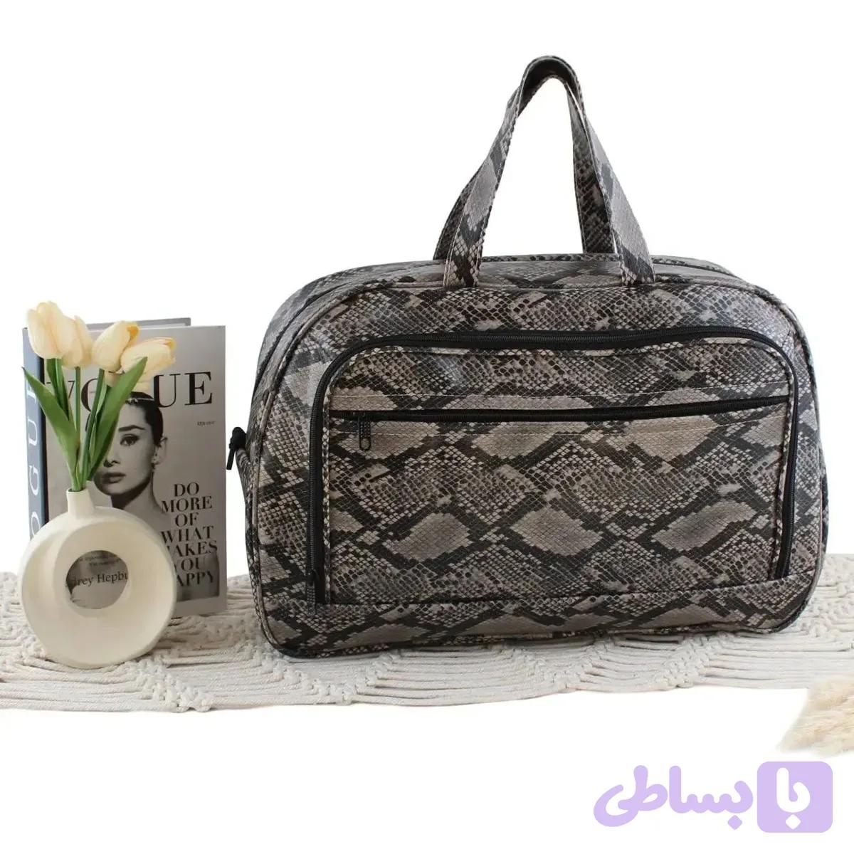 ساک دستی چرم مصنوعی زنانه روزمره و مهمانی با بند بلند