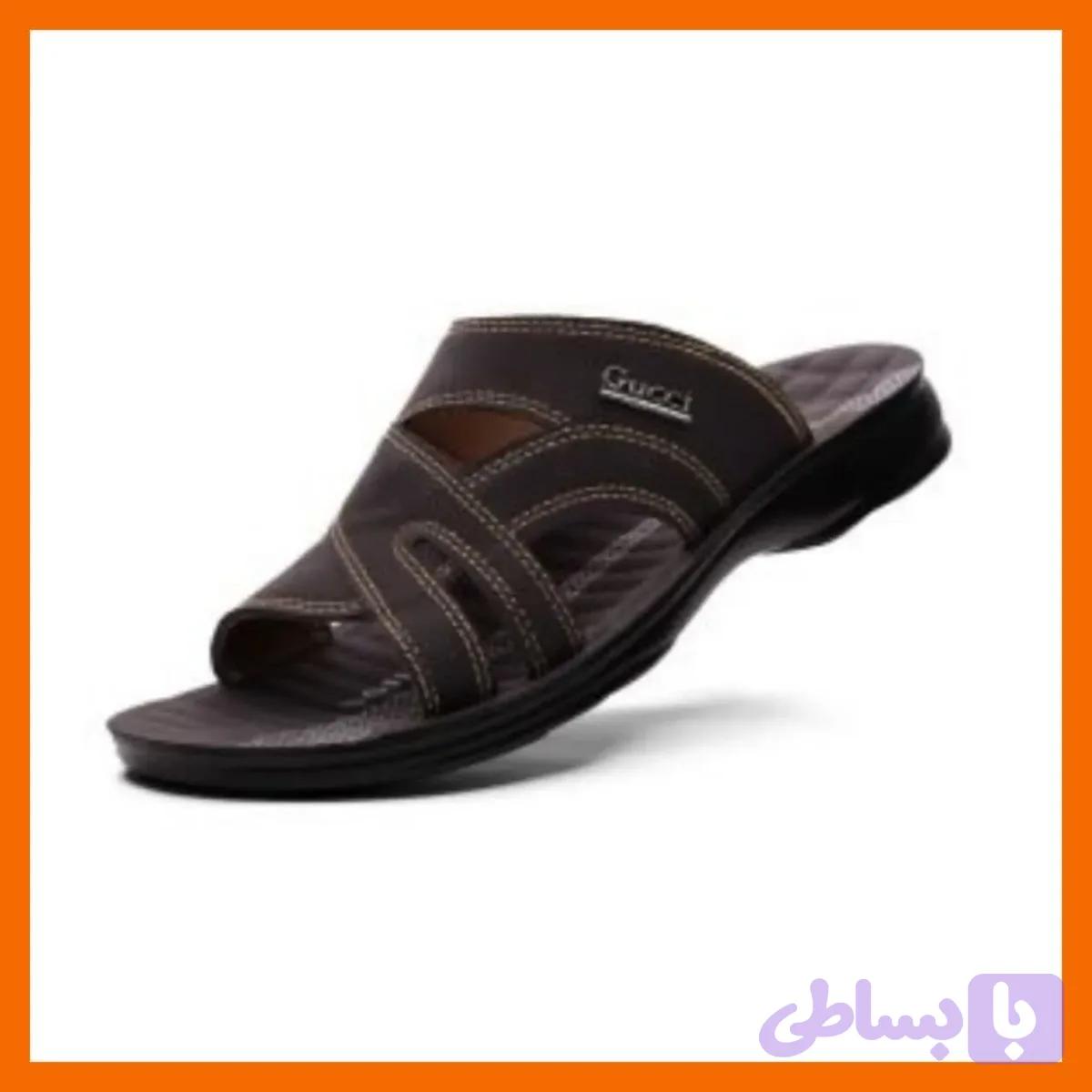 دمپایی طبی چرم مردانه مدل کیارش سایز 40 تا 45