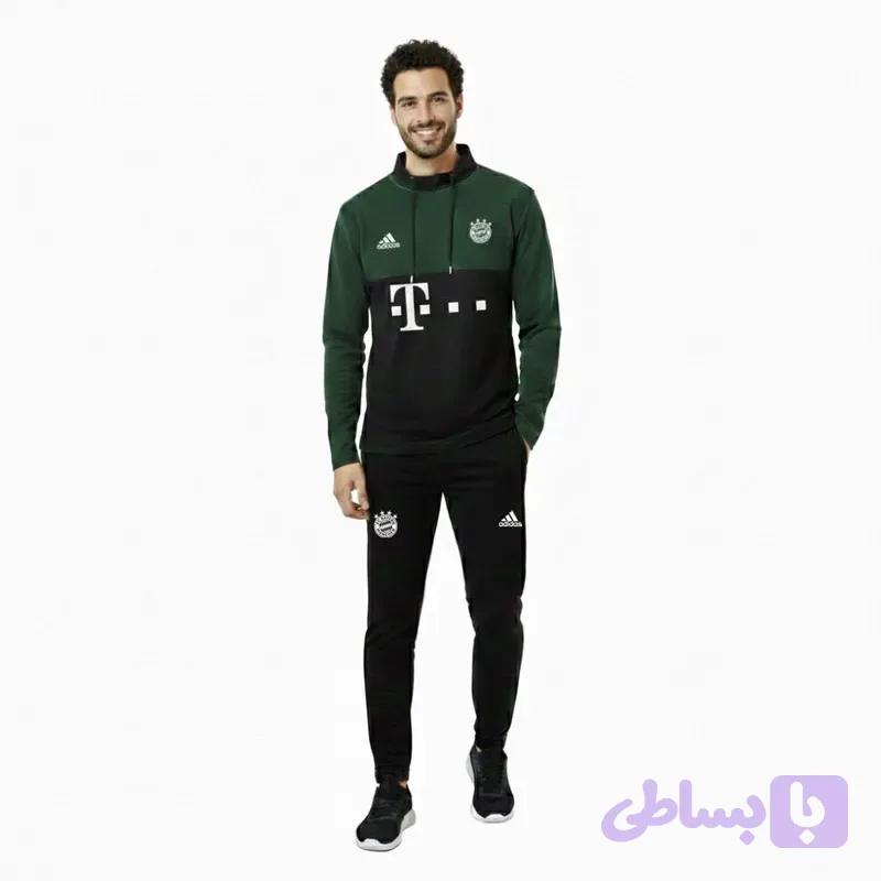 ست سویشرت و شلوار راحتی مردانه پنبه مدل baye دو تکه رنگی