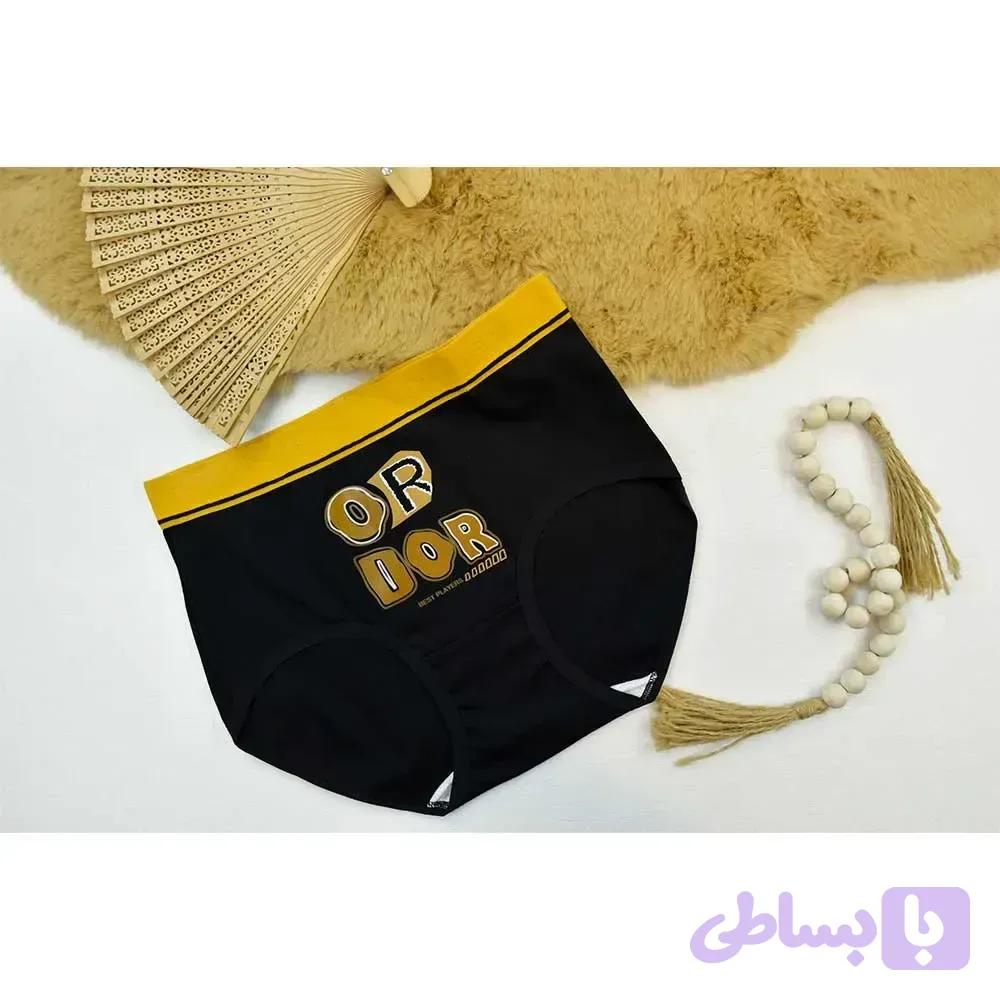 شورت زنانه نخی وارداتی کد 11569 سایز L