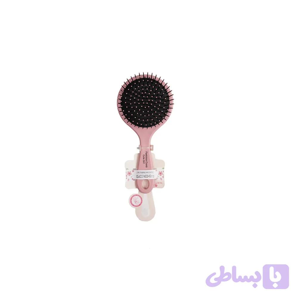 برس مو گرد فانتزی فشن کمب FASHION COMB عدم کشیدن مو بدنه محکم خوش دست طول 21 عرض 10
