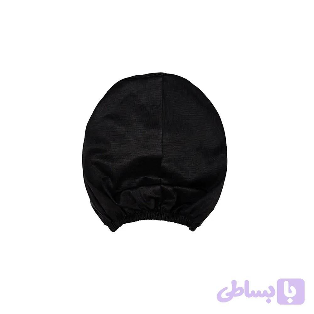 کلاه شنا استرج طرح مشکی اندازه 20*20