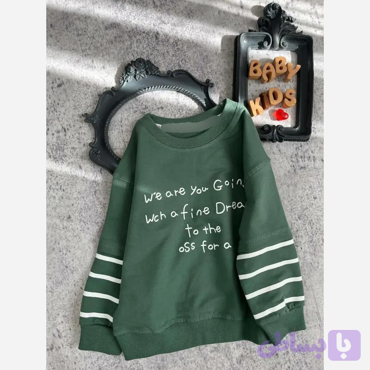 بلوز تک پسرانه دورس دونخ لاکرادار مدل بالنسیاگا سایز 60 و 65