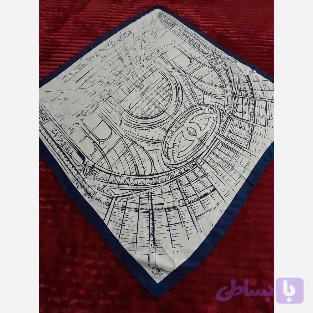 مینی اسکارف اسپرت تویل ابریشم قواره 75 برند HPS