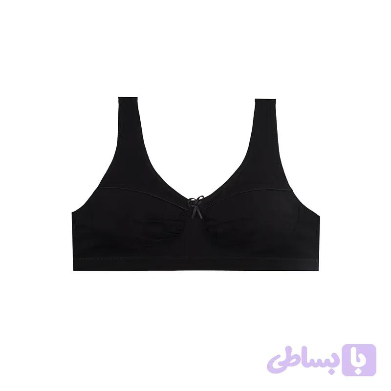 نیم تنه زنانه نخی بالا مغزی دوزی کاپ چین دار