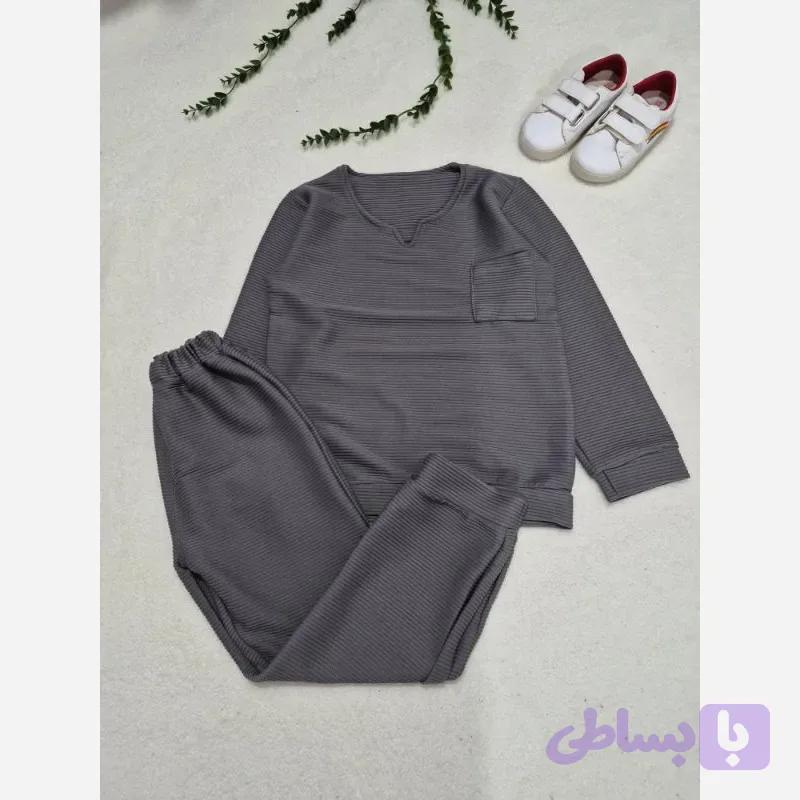 بلوز شلوار اسپرت بچگانه جنس کرکرهای سایز 40 45 50