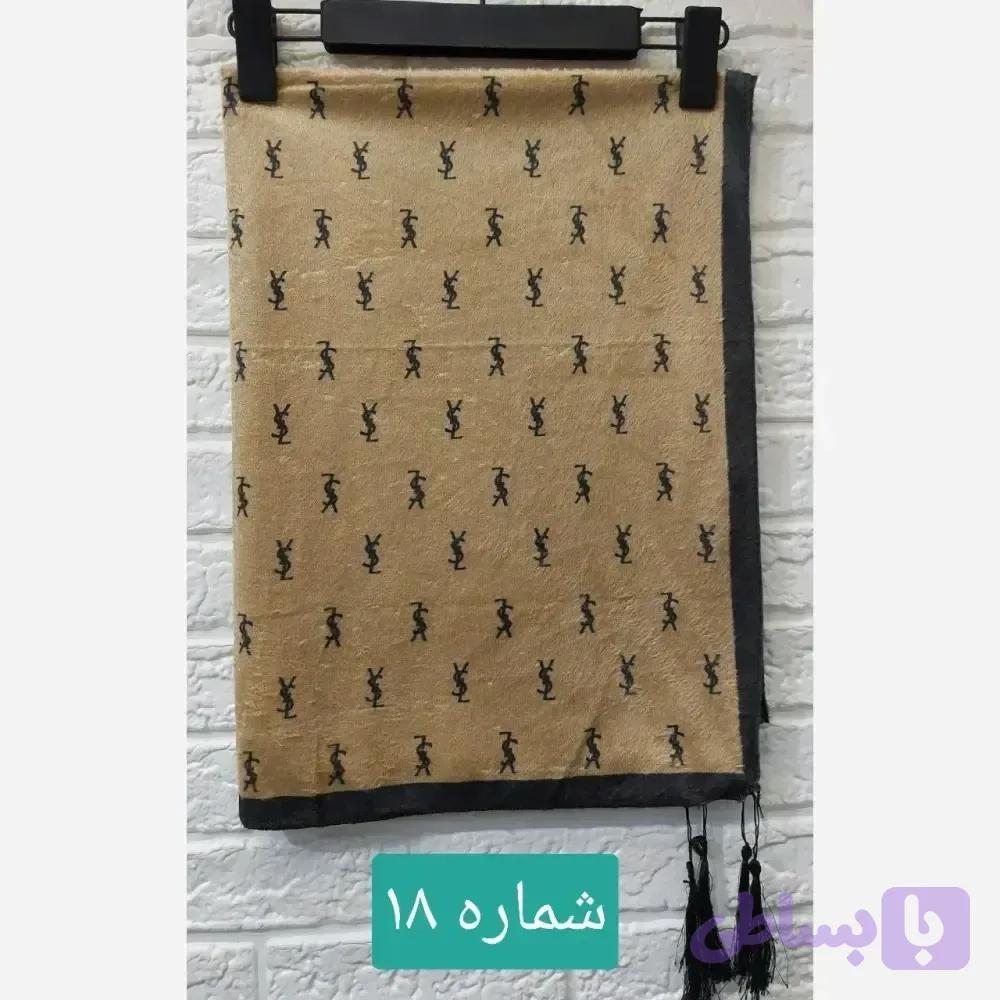 شال زنانه نخ پنبه اسپرت قواره بلند